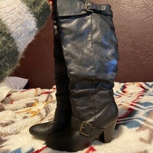 Rampage heeled boots size 7